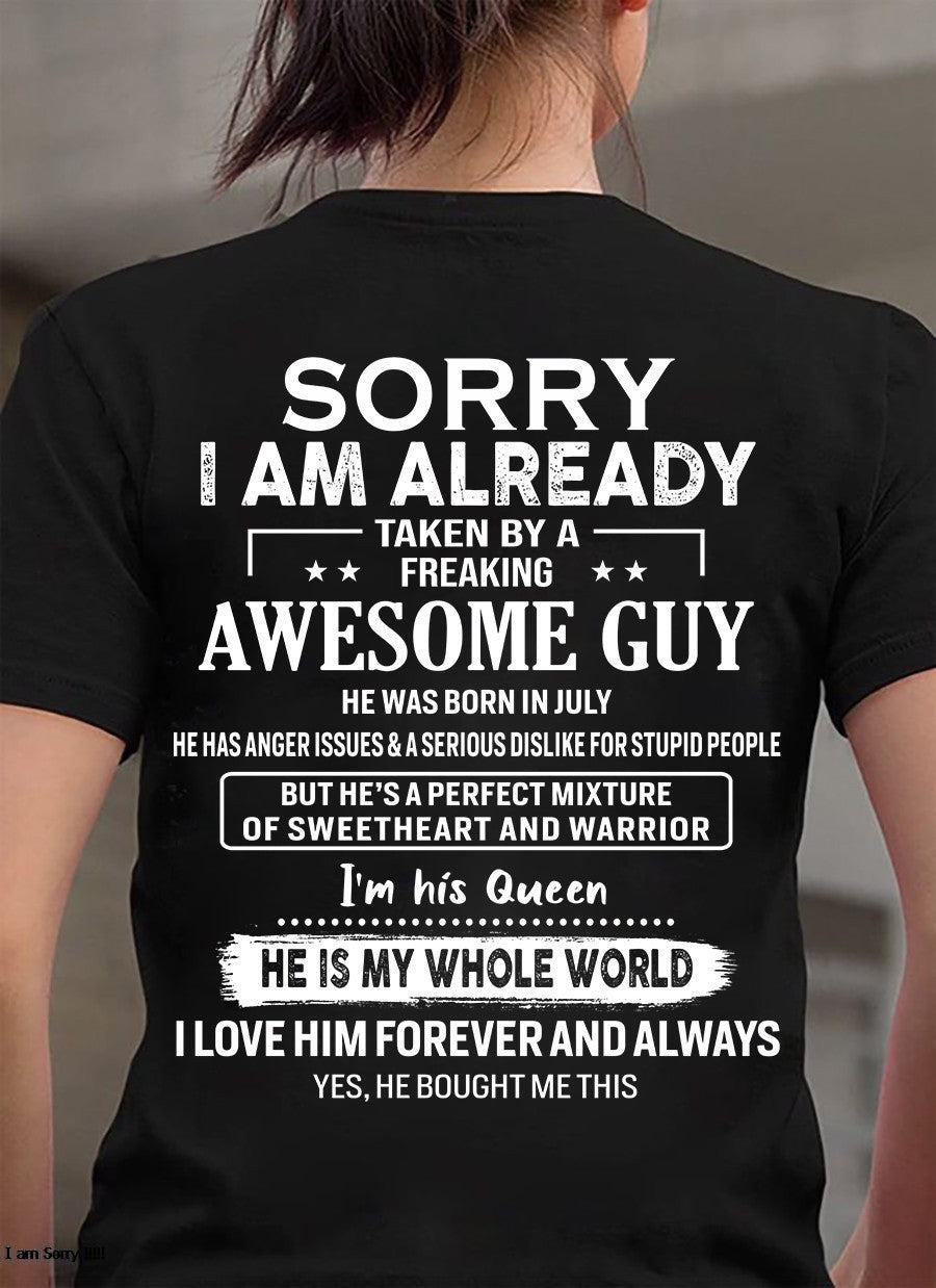 Sorry guy - Perfect gift for your girlfriend - SUN00 (sr nu sweetheart 13-3-25)
