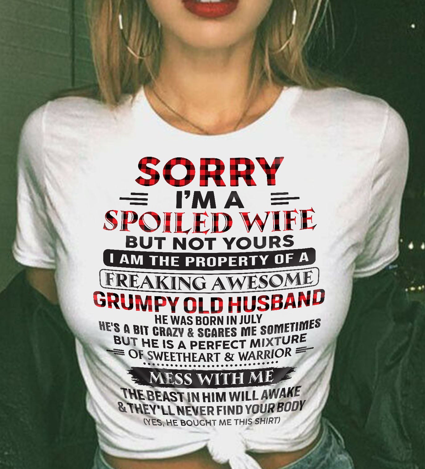 July - Awesome grumpy old husband - Perfect gift for your wife (SKU04-75-07)