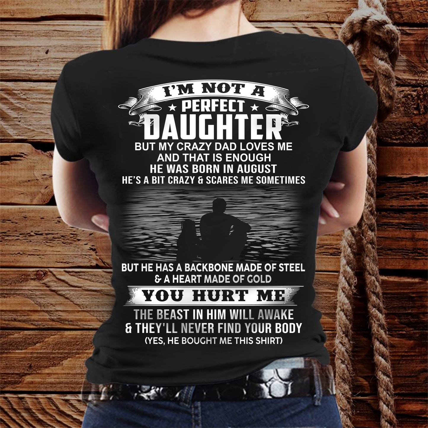 August - Awesome Dad - The Perfect Gift For Your Daughter - (SKU10-124-08)