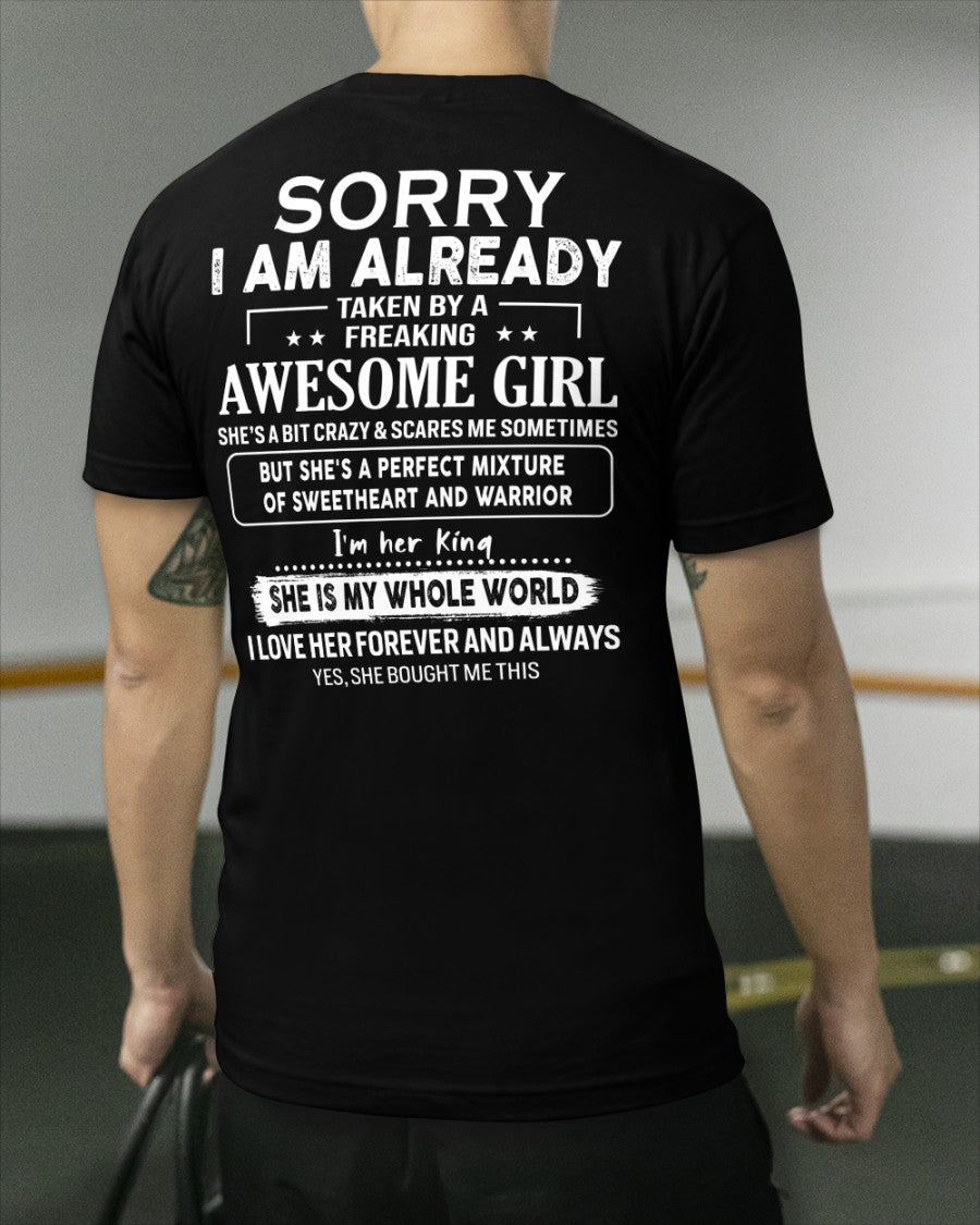 Awesome girl - Perfect gift for your boyfriend, husband - (SKU04-86) - SUN00