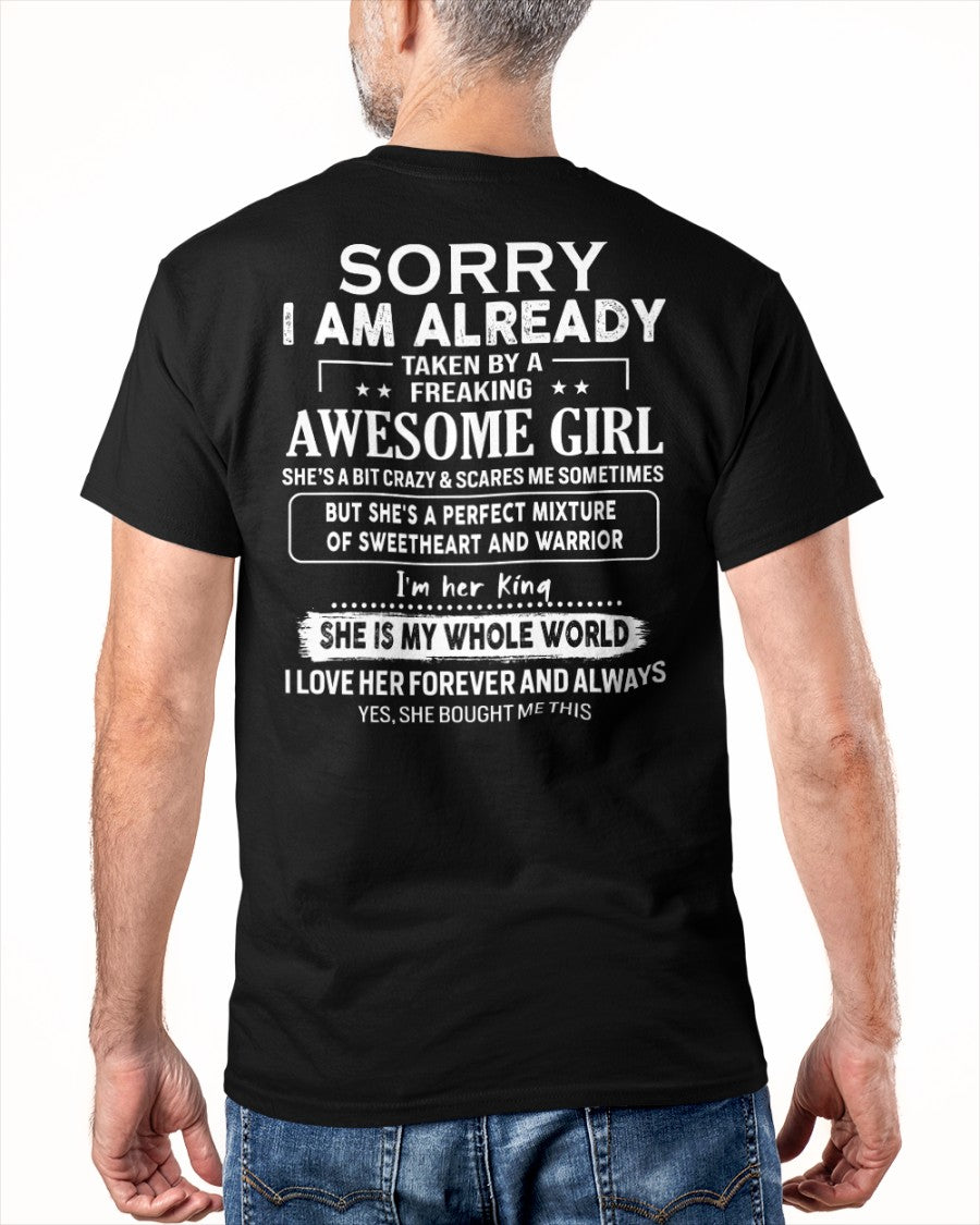 Awesome girl - Perfect gift for your boyfriend, husband - (SKU04-86) - SUN00
