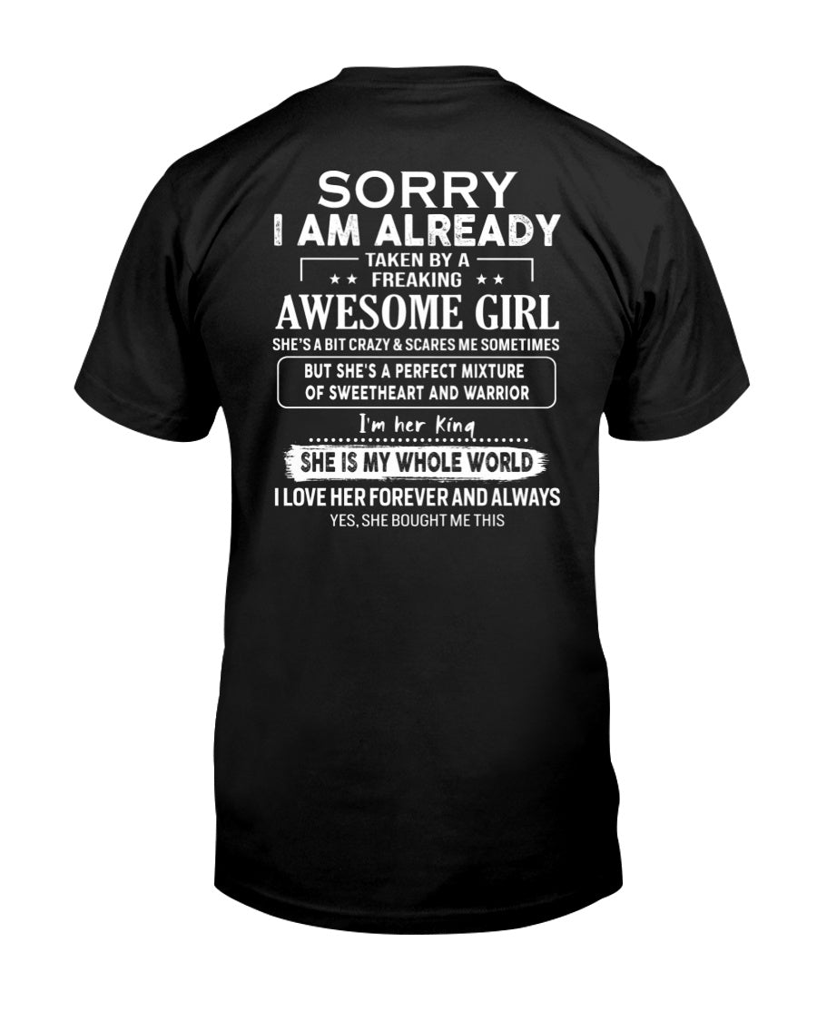 Awesome girl - Perfect gift for your boyfriend, husband - (SKU04-86) - SUN00