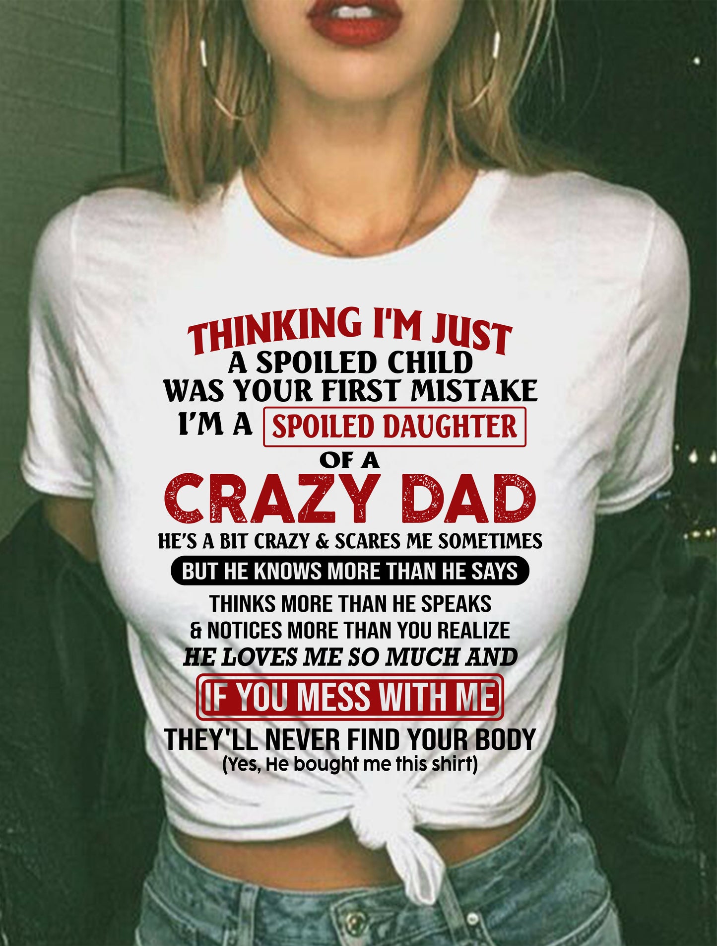 Gift For Your Daughter - (DAD-DAUGHTER) - Daughter Up00