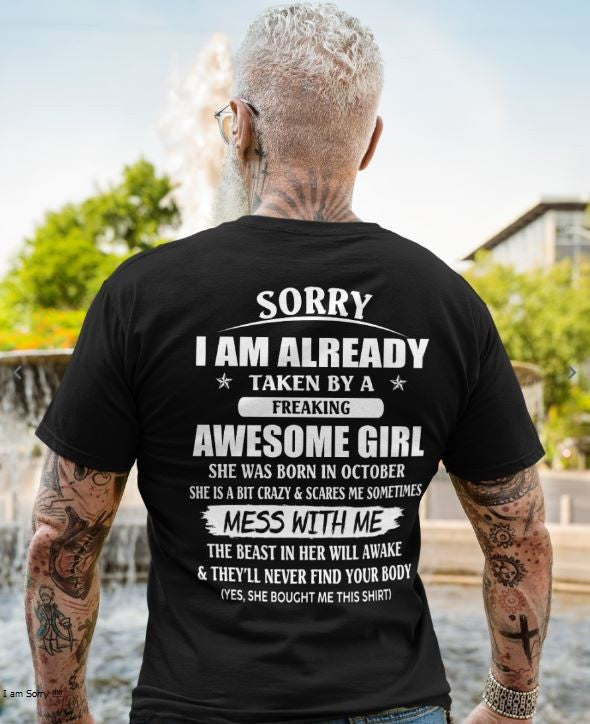 October - The special gift for your boyfriend, husband - (SORRY-GIRLS) - SUN10
