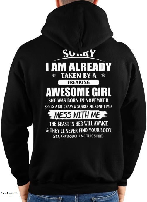 November - The special gift for your boyfriend, husband - (SORRY-GIRLS) - SUN11