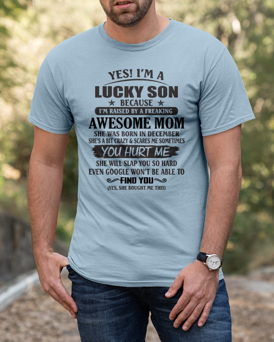 December - Awesome Mom - Perfect gift for your son (SKU09-LKS-12)