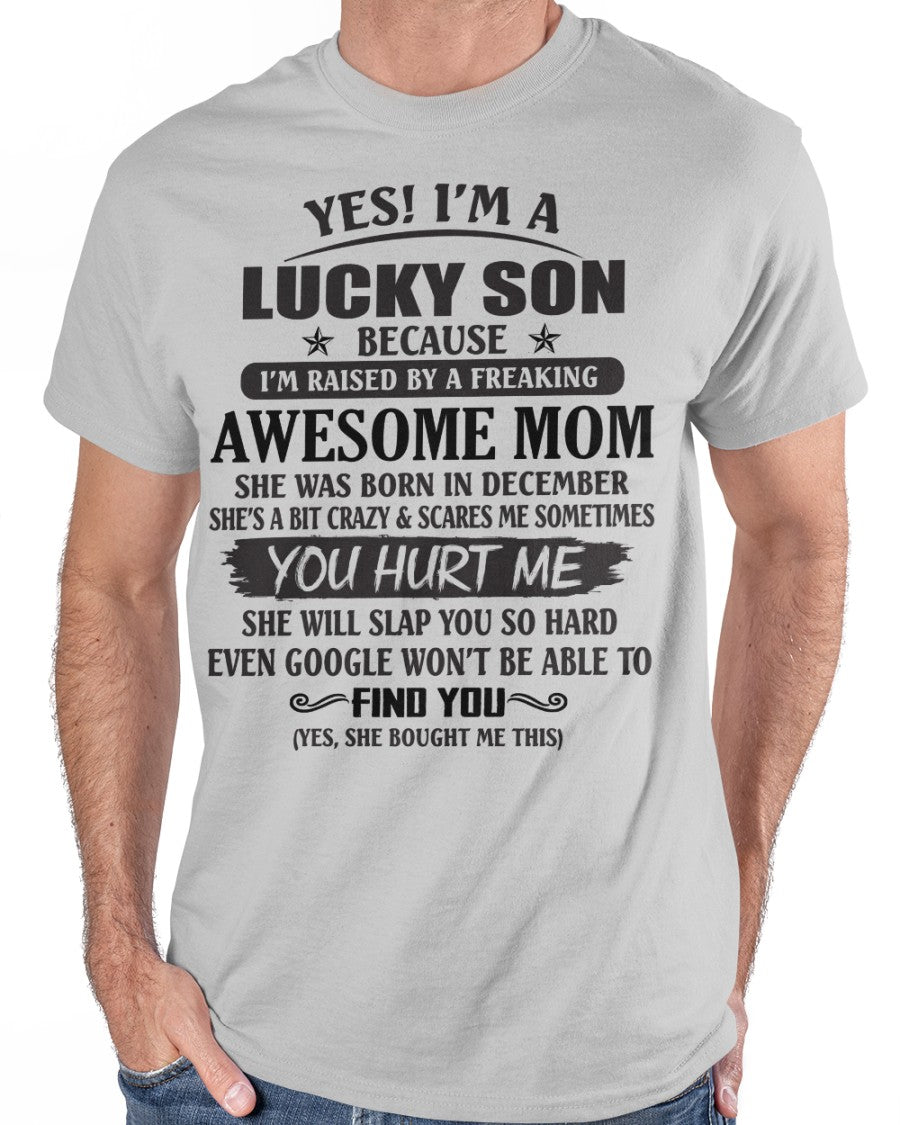 December - Awesome Mom - Perfect gift for your son (SKU09-LKS-12)