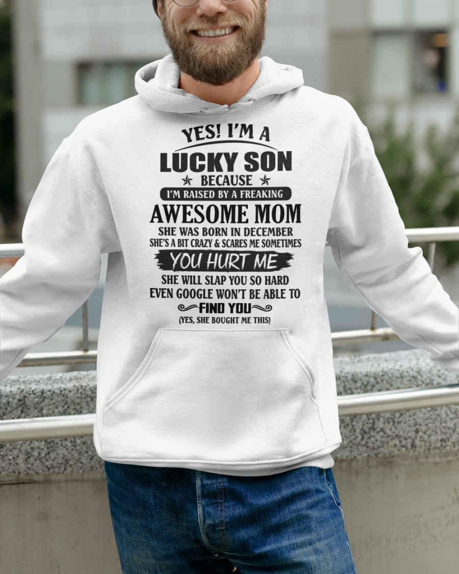 December - Awesome Mom - Perfect gift for your son (SKU09-LKS-12)