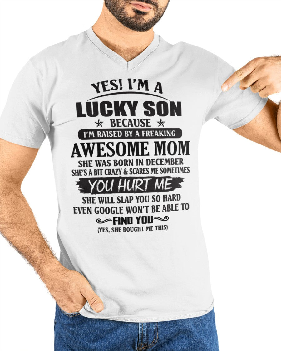 December - Awesome Mom - Perfect gift for your son (SKU09-LKS-12)