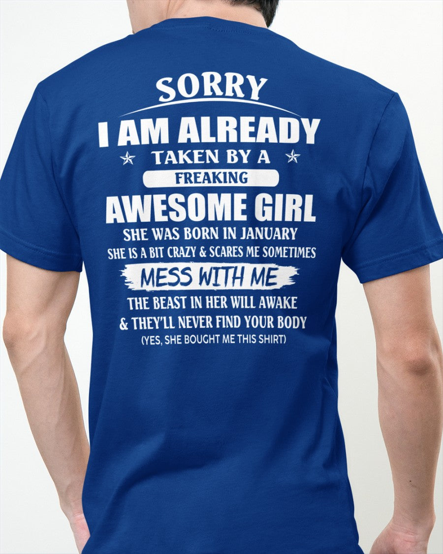 January - The special gift for your boyfriend, husband - (SORRY-GIRLS) - SUN01