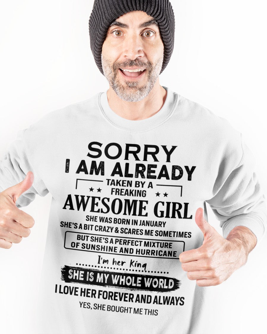 January - Perfect gift for your boyfriend, husband - (SKU.SS-01)