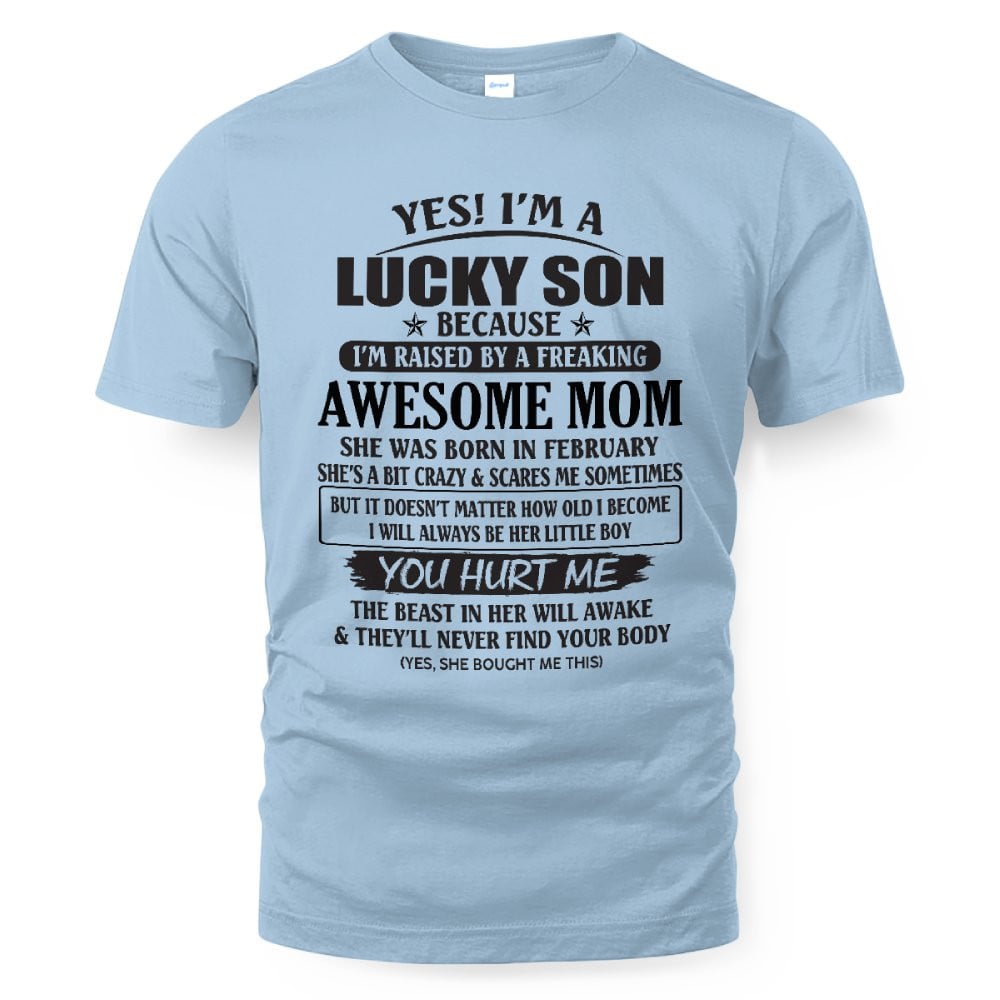 February - Awesome Mom - The Perfect Gift For Your Son - (SKU08-LKSON-02) - SUN02