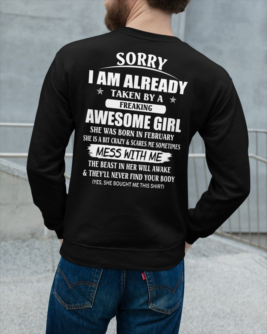 February - The special gift for your boyfriend, husband - (SORRY-GIRLS) - SUN02