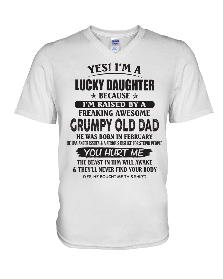 February - Yes! I'm a Lucky Daughter - The perfect gift for your daughter - (SKU07-85-02) - SUN02
