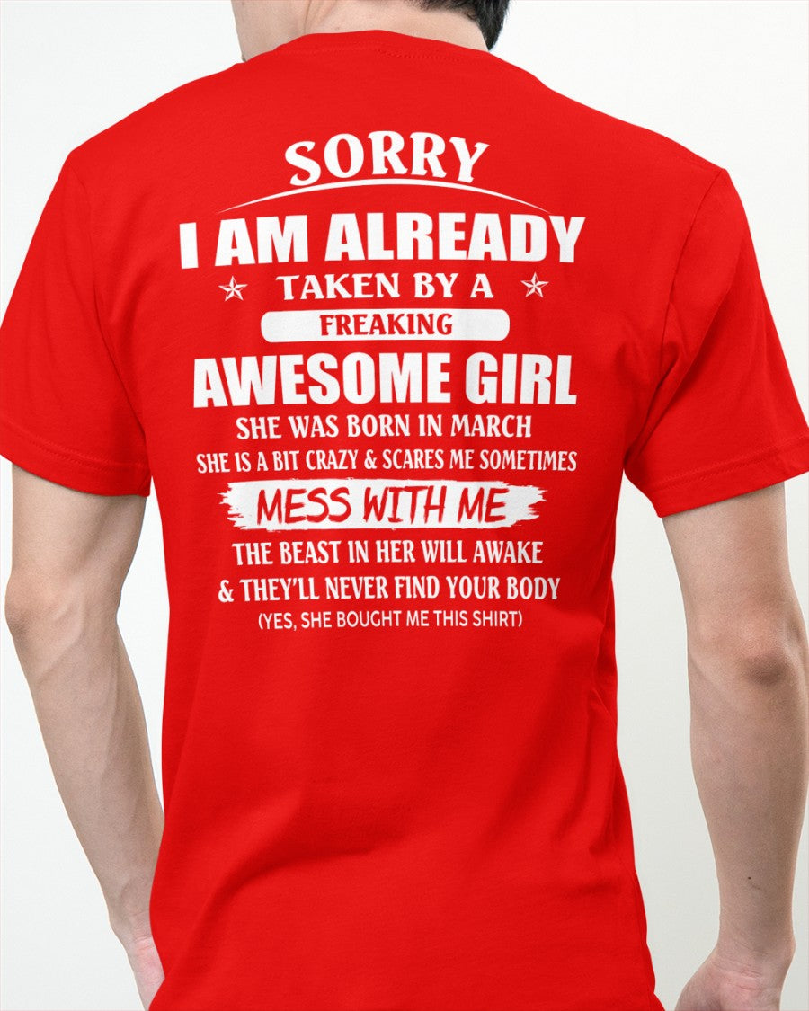 March - The special gift for your boyfriend, husband - (SORRY-GIRLS) - SUN03