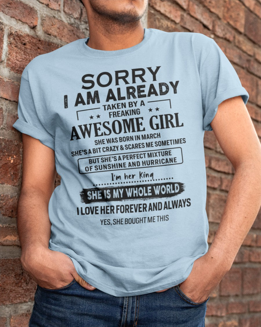 March - Perfect gift for your boyfriend, husband - (SKU.SS-03)