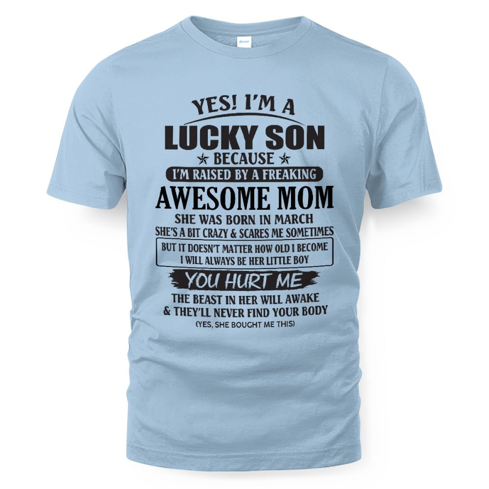 March - Awesome Mom - The Perfect Gift For Your Son - (SKU08-LKSON-03) - SUN03