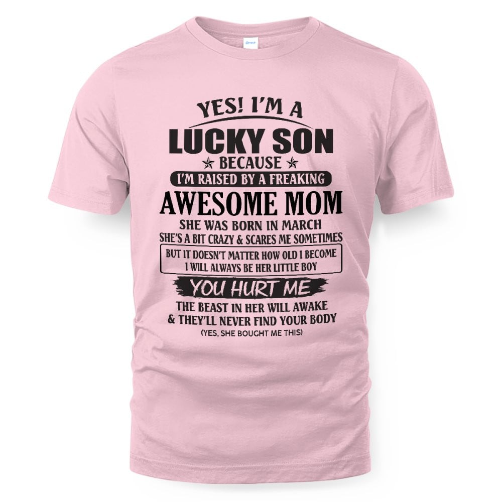 March - Awesome Mom - The Perfect Gift For Your Son - (SKU08-LKSON-03) - SUN03