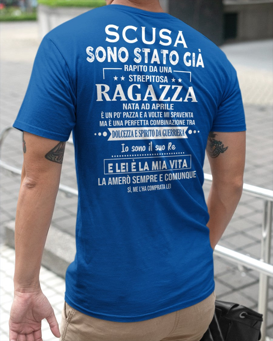 Scusate ragazze, sono già impegnato - La mia ragazza è pazza e adorabile - Regalo perfetto per il tuo fidanzato - (SKU04-116-04) - SUN04