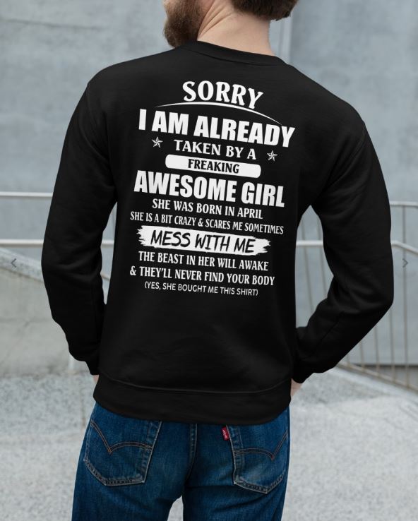 April - The special gift for your boyfriend, husband - (SORRY-GIRLS) - SUN04