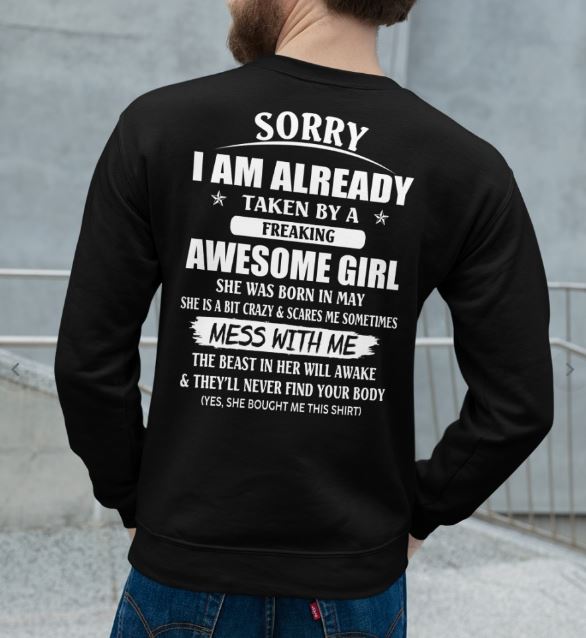 May - The special gift for your boyfriend, husband - (SORRY-GIRLS) - SUN05