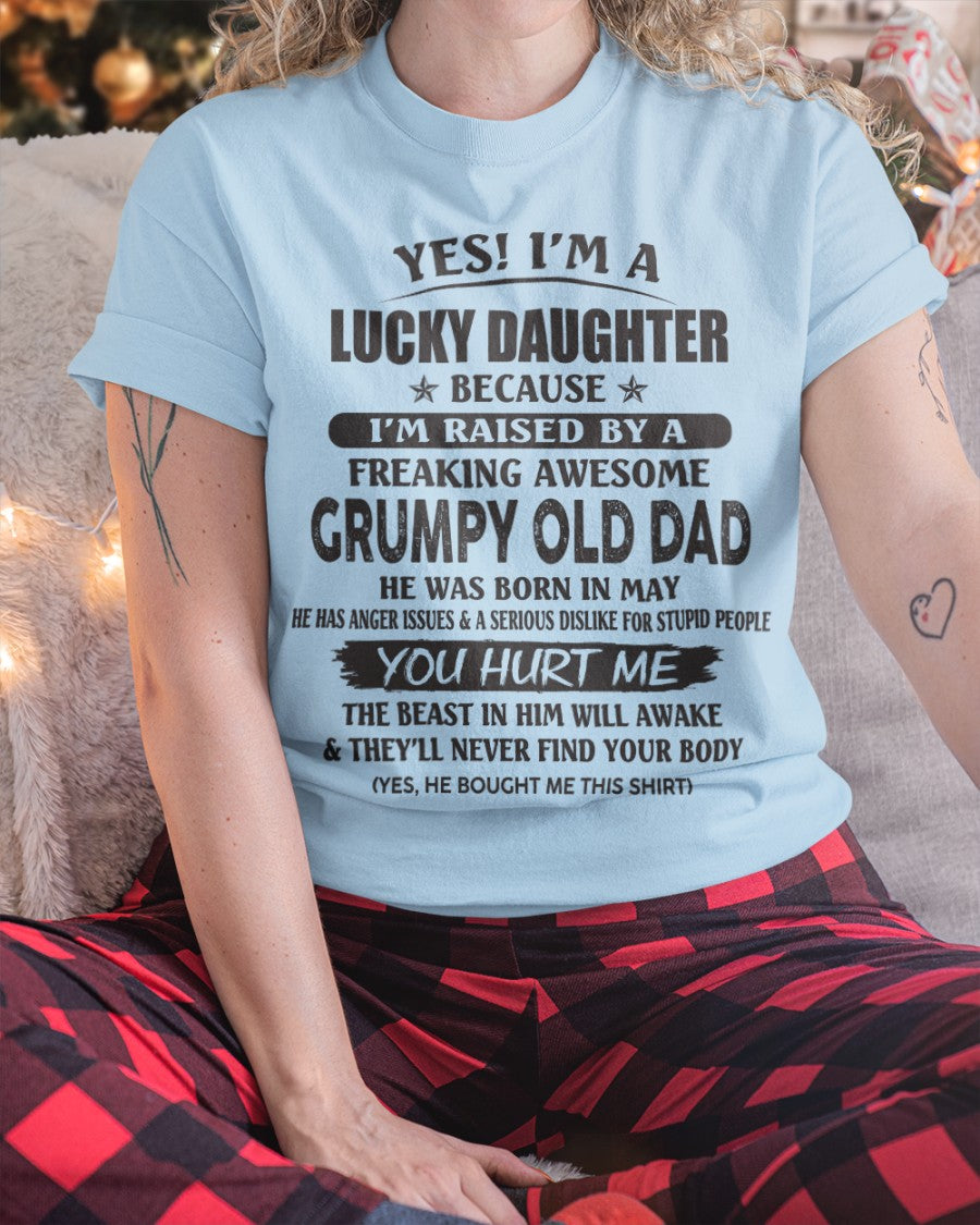 May - Yes! I'm a Lucky Daughter - The perfect gift for your daughter - (SKU07-85-05) - SUN05