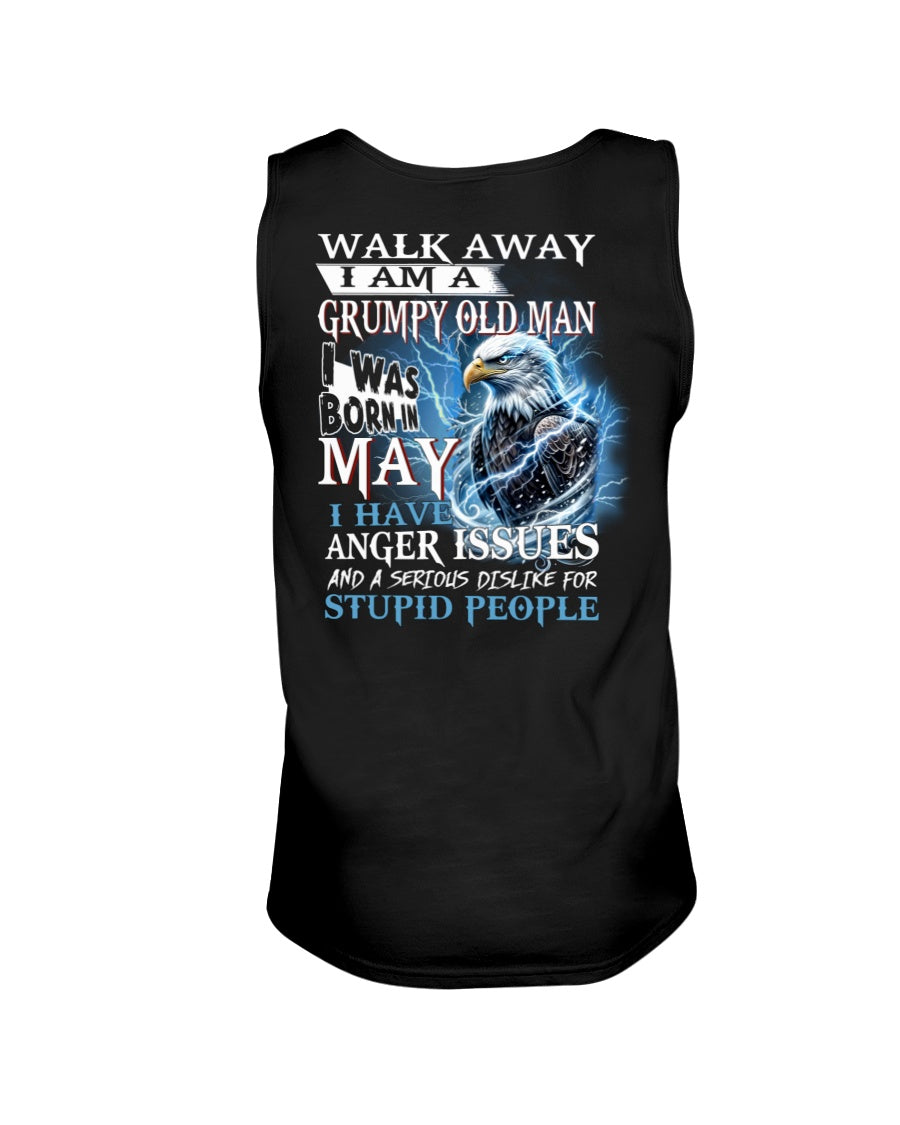 I'm A Grumpy Old May Man T-Shirt - Don't Mess With Me Tee (SKU2604-210-05) - SUN05