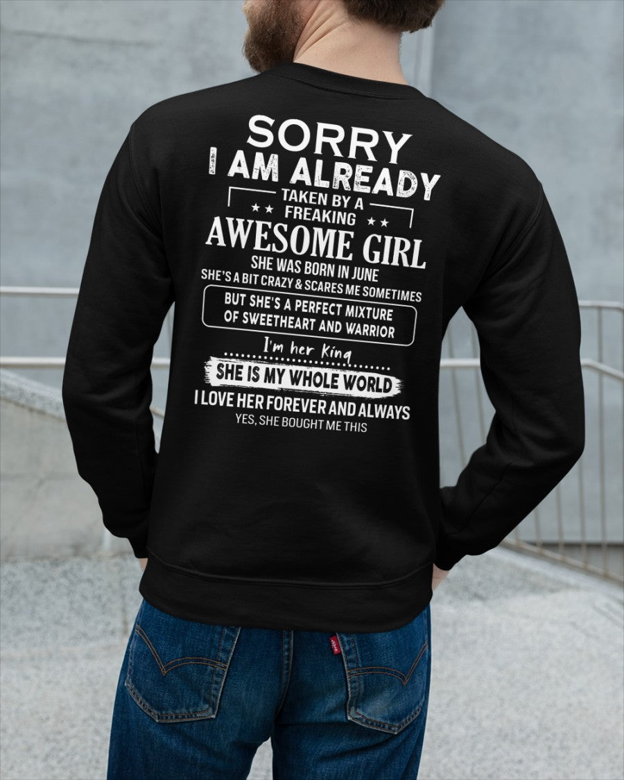 June - Awesome girl - Perfect gift for your boyfriend - (SKU04-86-06) - SUN06
