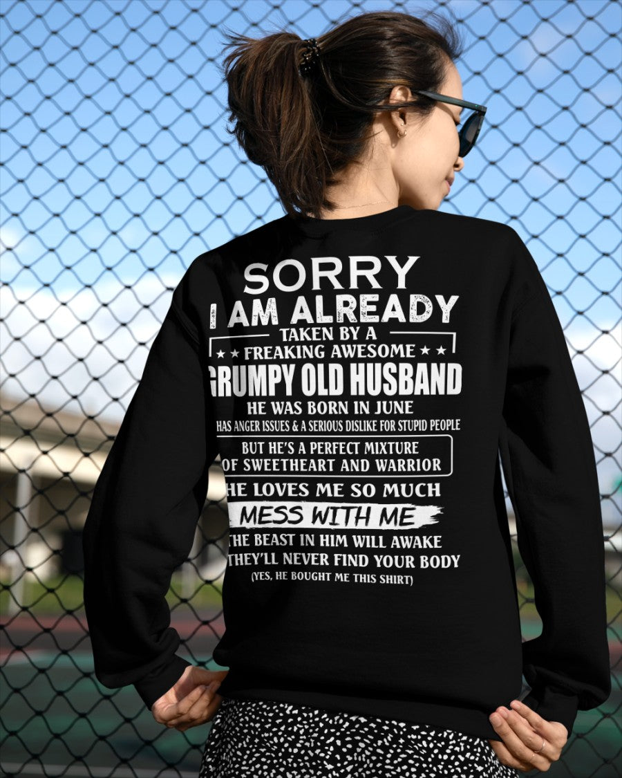 Awesome husband June - Perfect gift for your wife - SUN06 (SKU88-88-06)