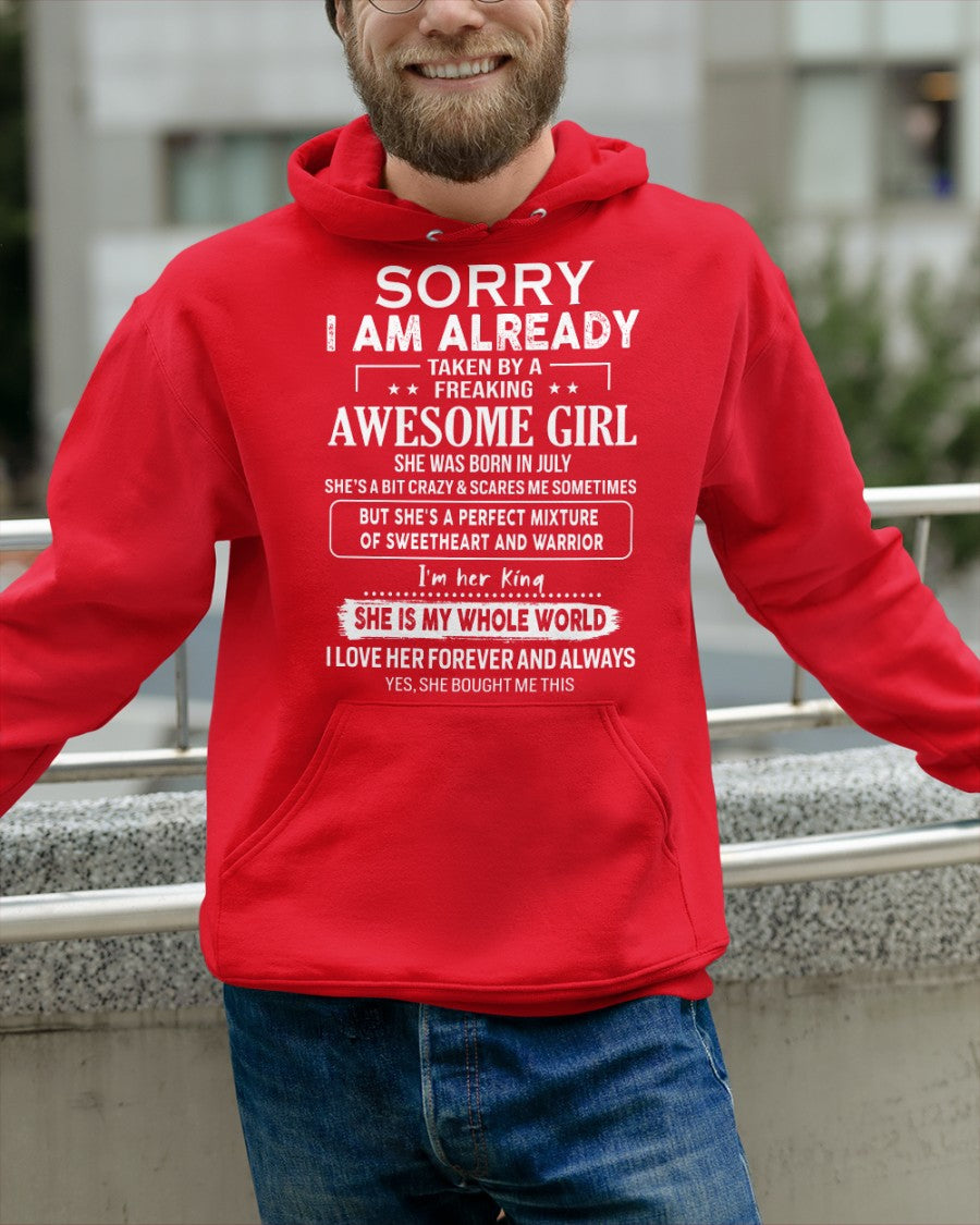 July - Awesome girl - Perfect gift for your boyfriend - (SKU06-69-07) - SUN07