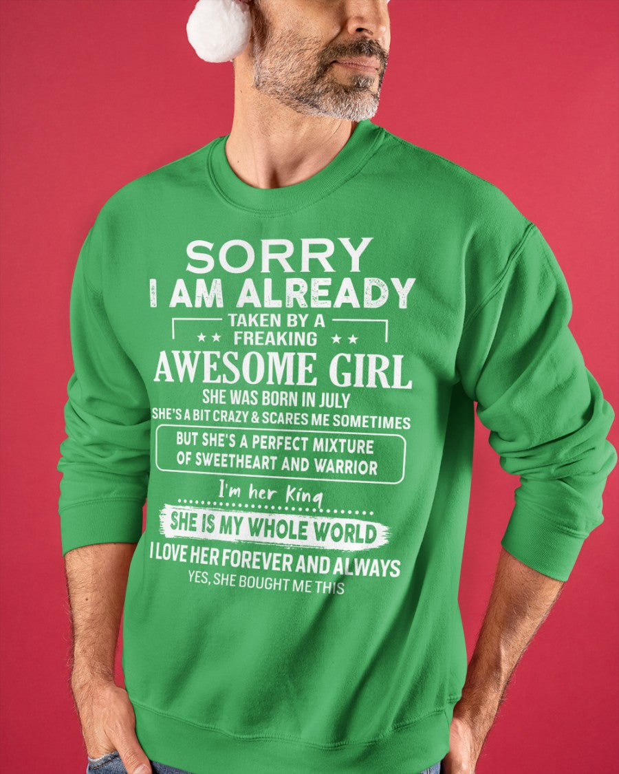 July - Awesome girl - Perfect gift for your boyfriend - (SKU06-69-07) - SUN07