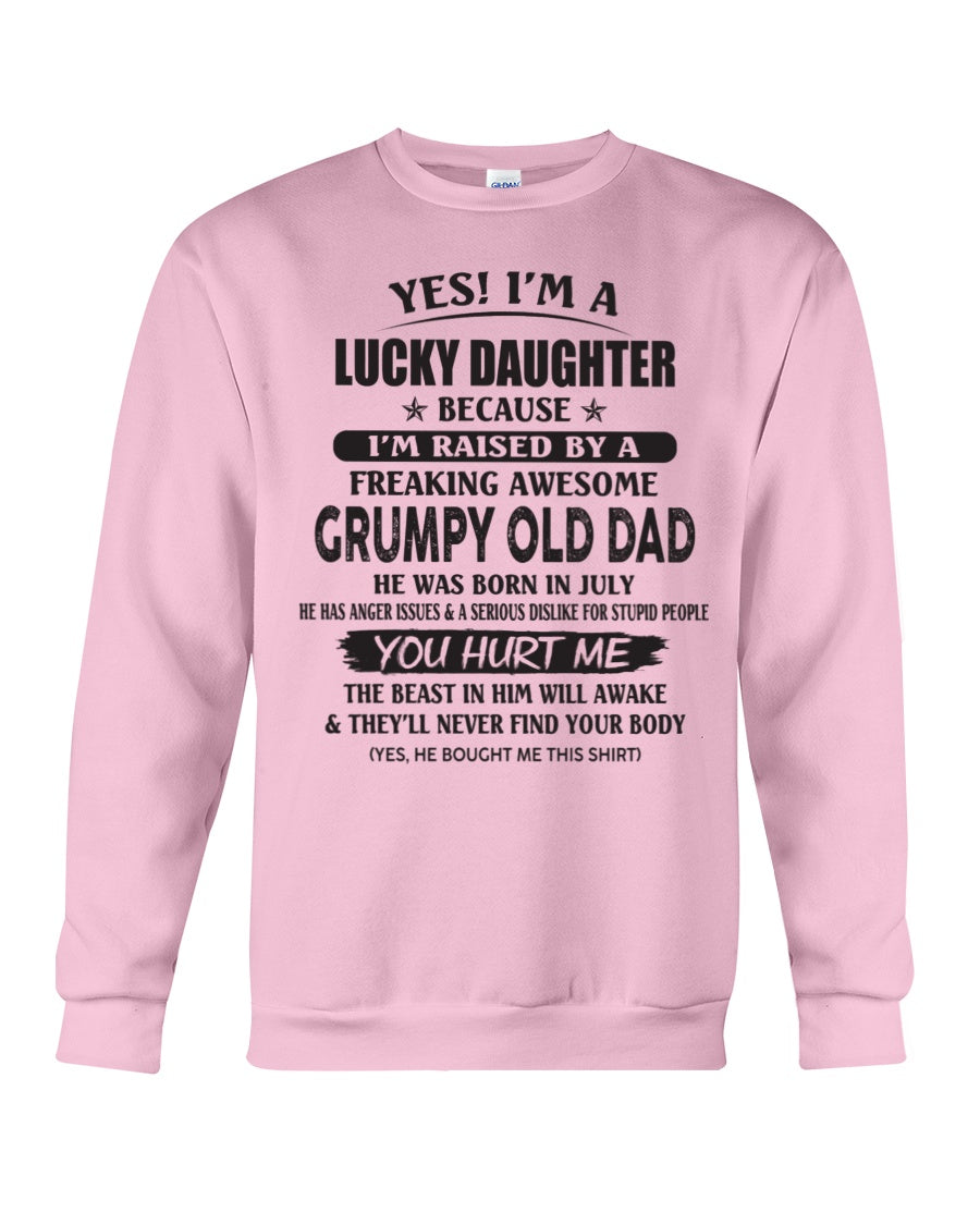 July - Yes! I'm a Lucky Daughter - The perfect gift for your daughter - (SKU07-85-07) - SUN07
