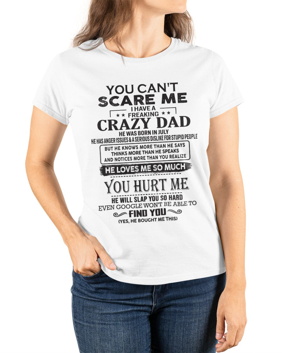 You can't scare me - I have an Awesome Dad - Christmas Gift for Daughter from Dad - (SKU.YCSM) - SUN07