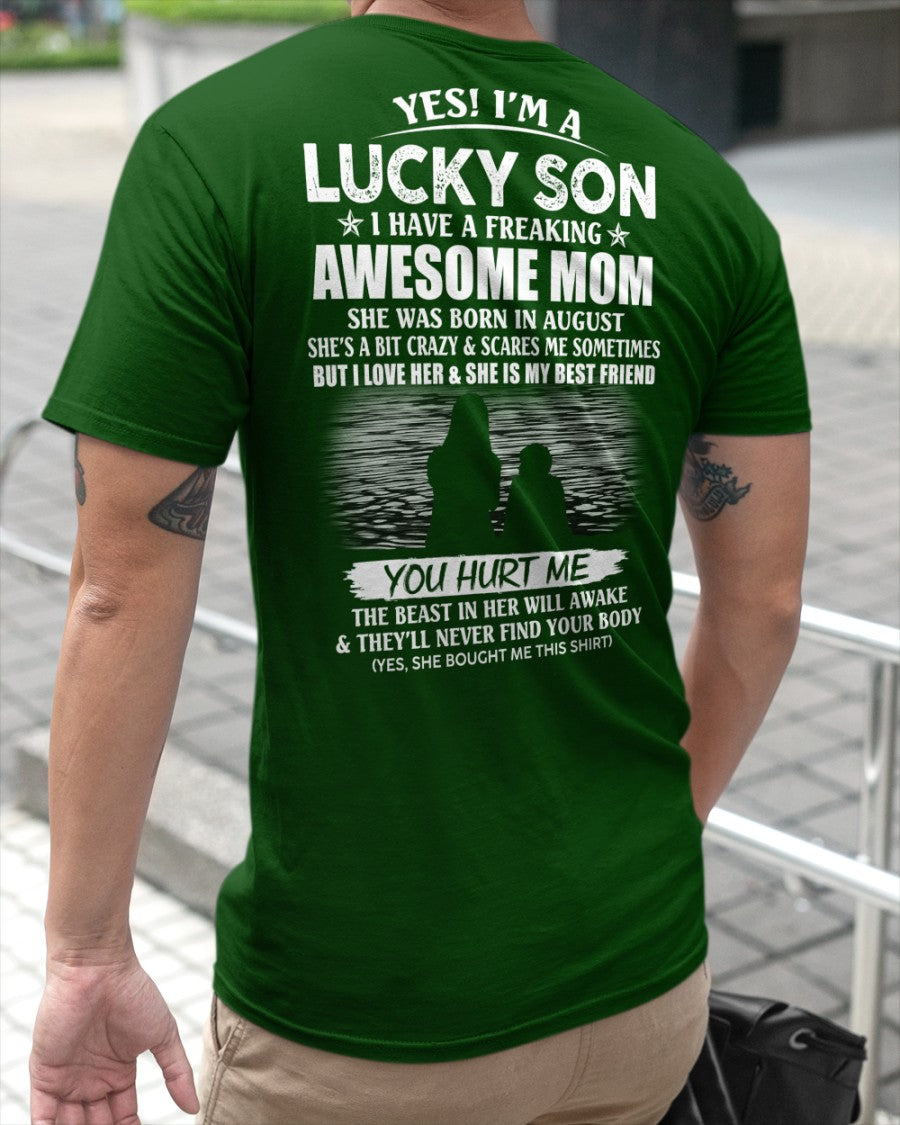 August - Awesome Mom - The Perfect Gift For Your Son - (SKU10-108-08)