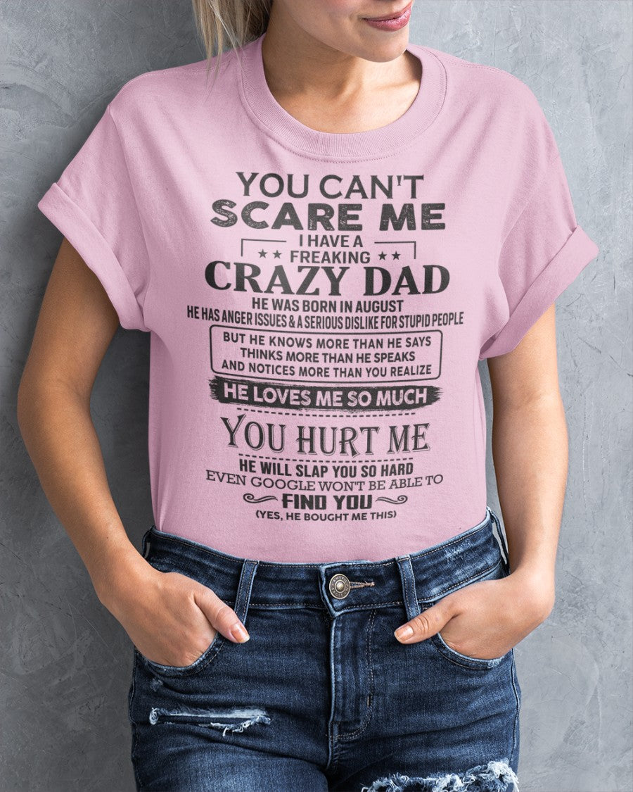 You can't scare me - I have an Awesome Dad - Christmas Gift for Daughter from Dad - (SKU.YCSM) - SUN08
