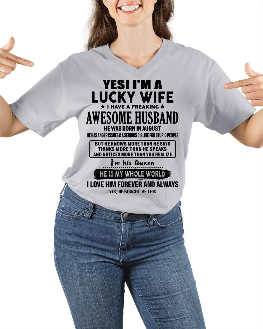 Yes, I'm a lucky wife - Perfect gift for your wife - (SKU-LK-WIFE-08) - SUN08