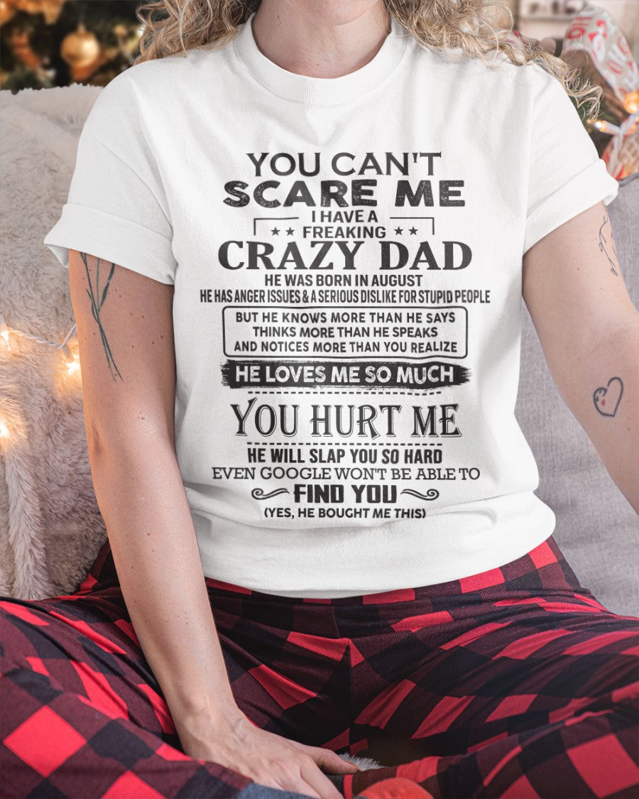 You can't scare me - I have an Awesome Dad - Christmas Gift for Daughter from Dad - (SKU.YCSM) - SUN08