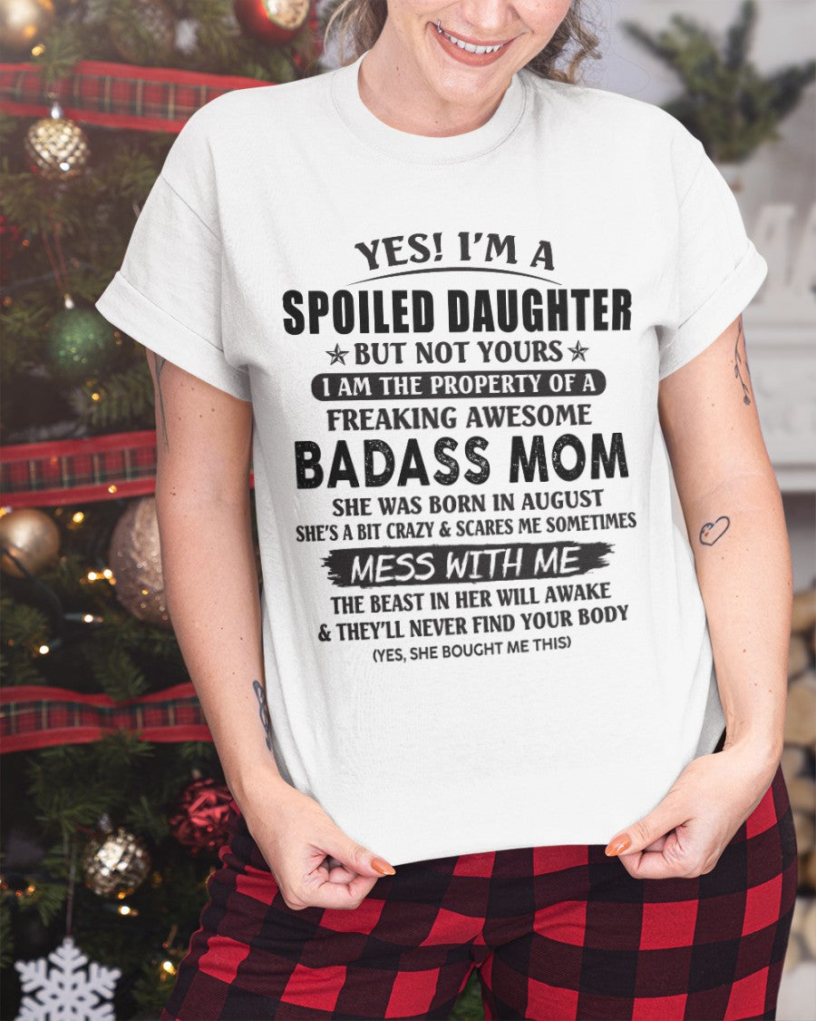 August - Badass Mom - The perfect gift for your daughter - (BADASS MOM) - SUN08