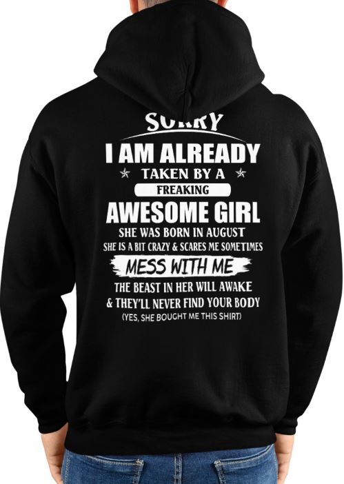 August - The special gift for your boyfriend, husband - (SORRY-GIRLS) - SUN08