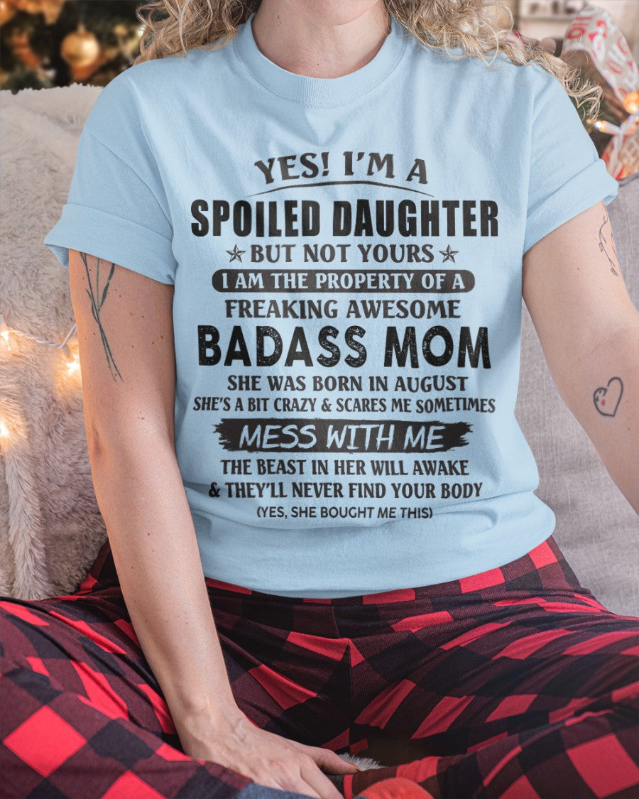 August - Badass Mom - The perfect gift for your daughter - (BADASS MOM) - SUN08