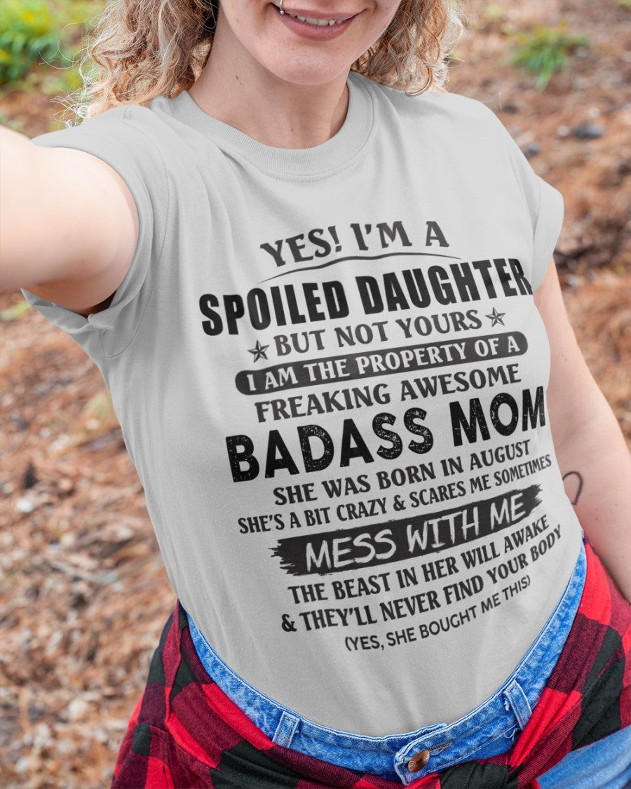 August - Badass Mom - The perfect gift for your daughter - (BADASS MOM) - SUN08