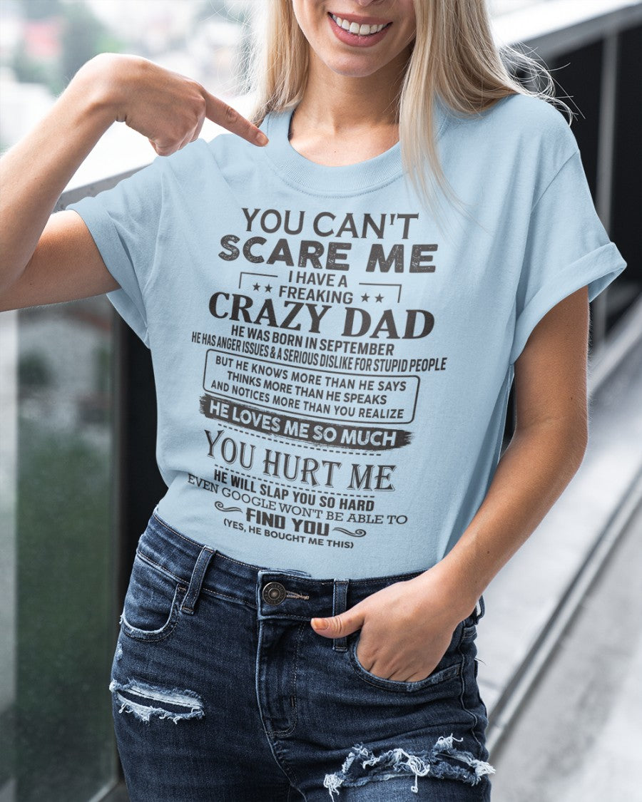 You can't scare me - I have an Awesome Dad - Christmas Gift for Daughter from Dad - (SKU.YCSM) - SUN09