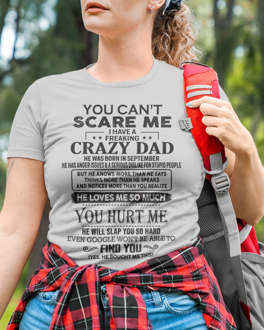 You can't scare me - I have an Awesome Dad - Christmas Gift for Daughter from Dad - (SKU.YCSM) - SUN09