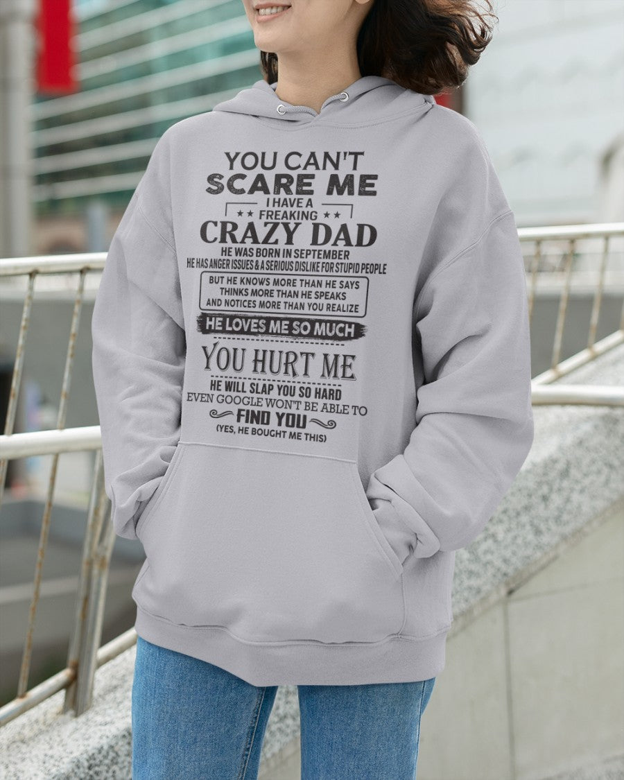You can't scare me - I have an Awesome Dad - Christmas Gift for Daughter from Dad - (SKU.YCSM) - SUN09