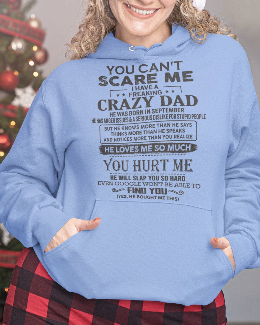 You can't scare me - I have an Awesome Dad - Christmas Gift for Daughter from Dad - (SKU.YCSM) - SUN09