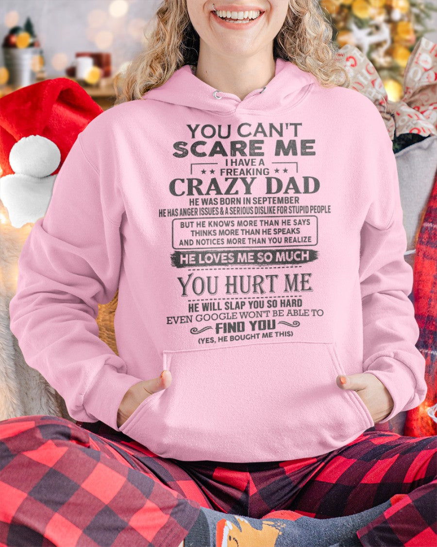 You can't scare me - I have an Awesome Dad - Christmas Gift for Daughter from Dad - (SKU.YCSM) - SUN09