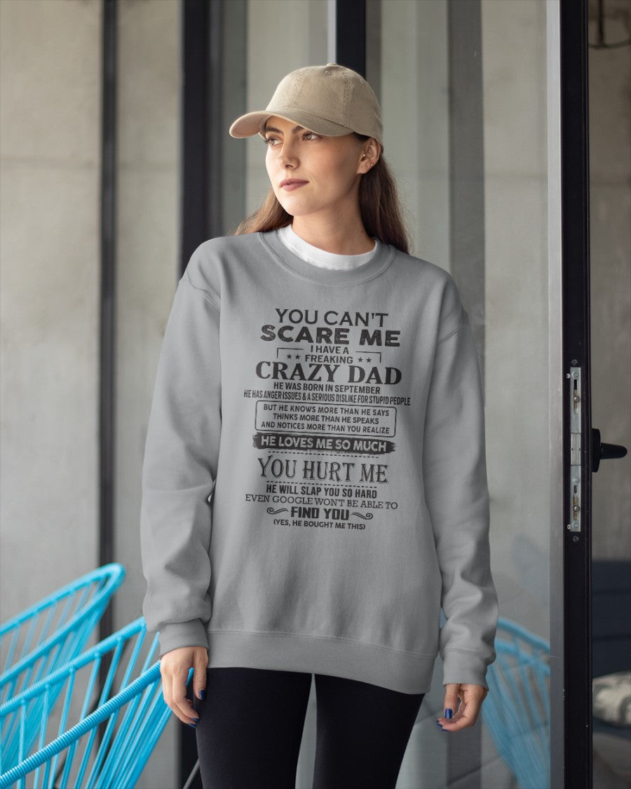 You can't scare me - I have an Awesome Dad - Christmas Gift for Daughter from Dad - (SKU.YCSM) - SUN09