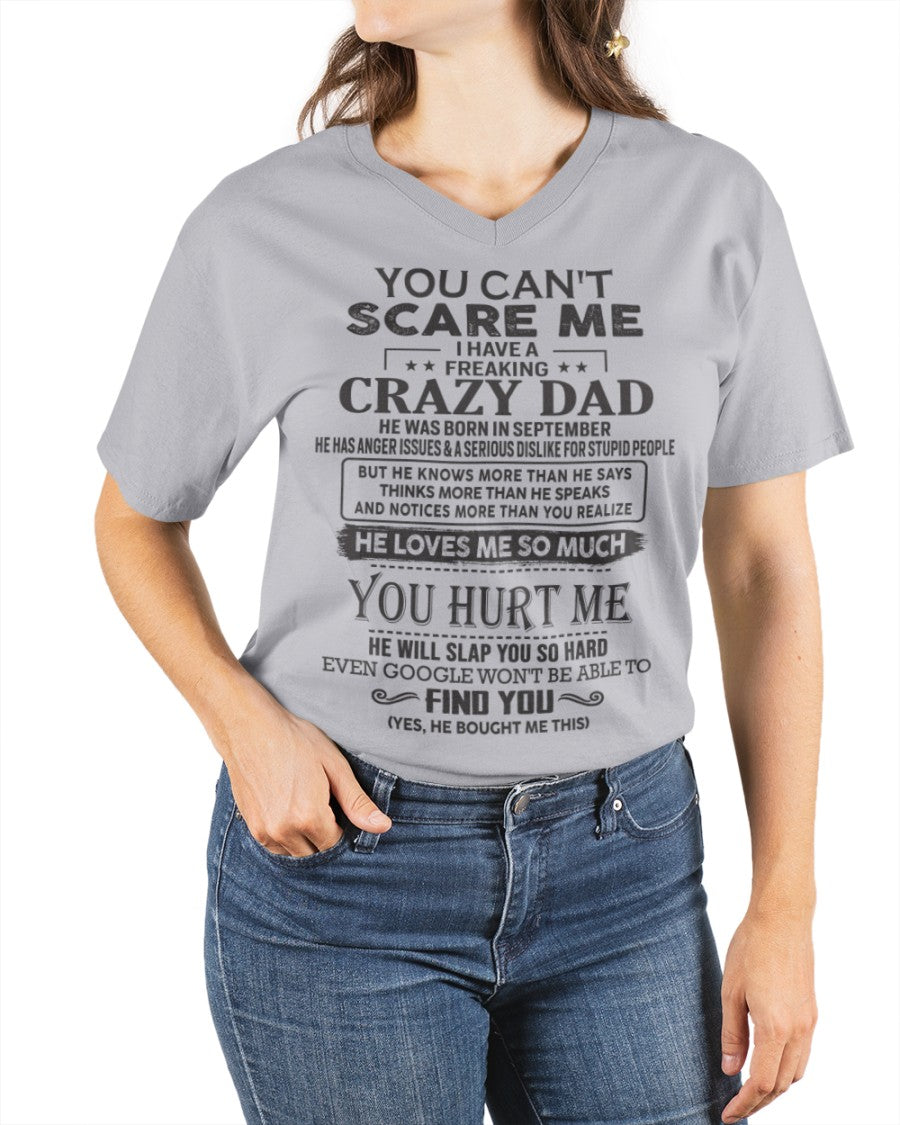 You can't scare me - I have an Awesome Dad - Christmas Gift for Daughter from Dad - (SKU.YCSM) - SUN09