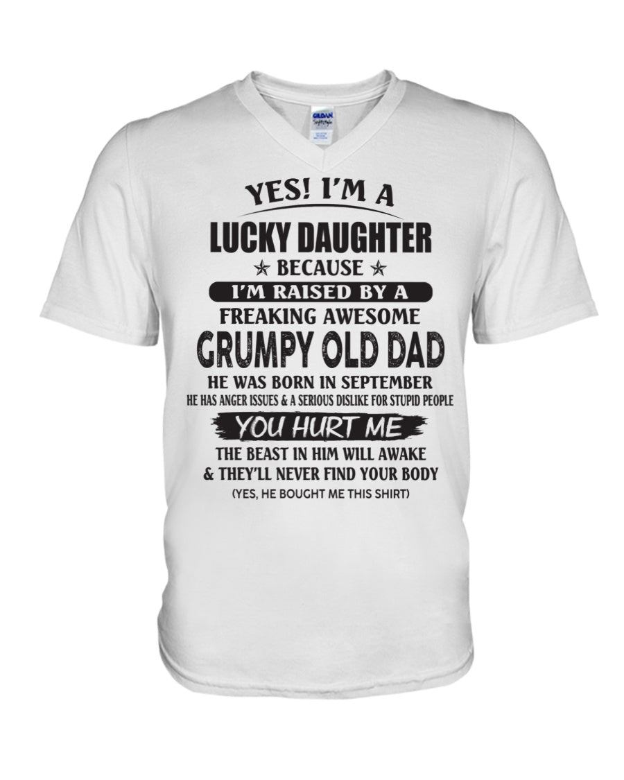 September - Yes! I'm a Lucky Daughter - The perfect gift for your daughter - (SKU07-85-09) - SUN09