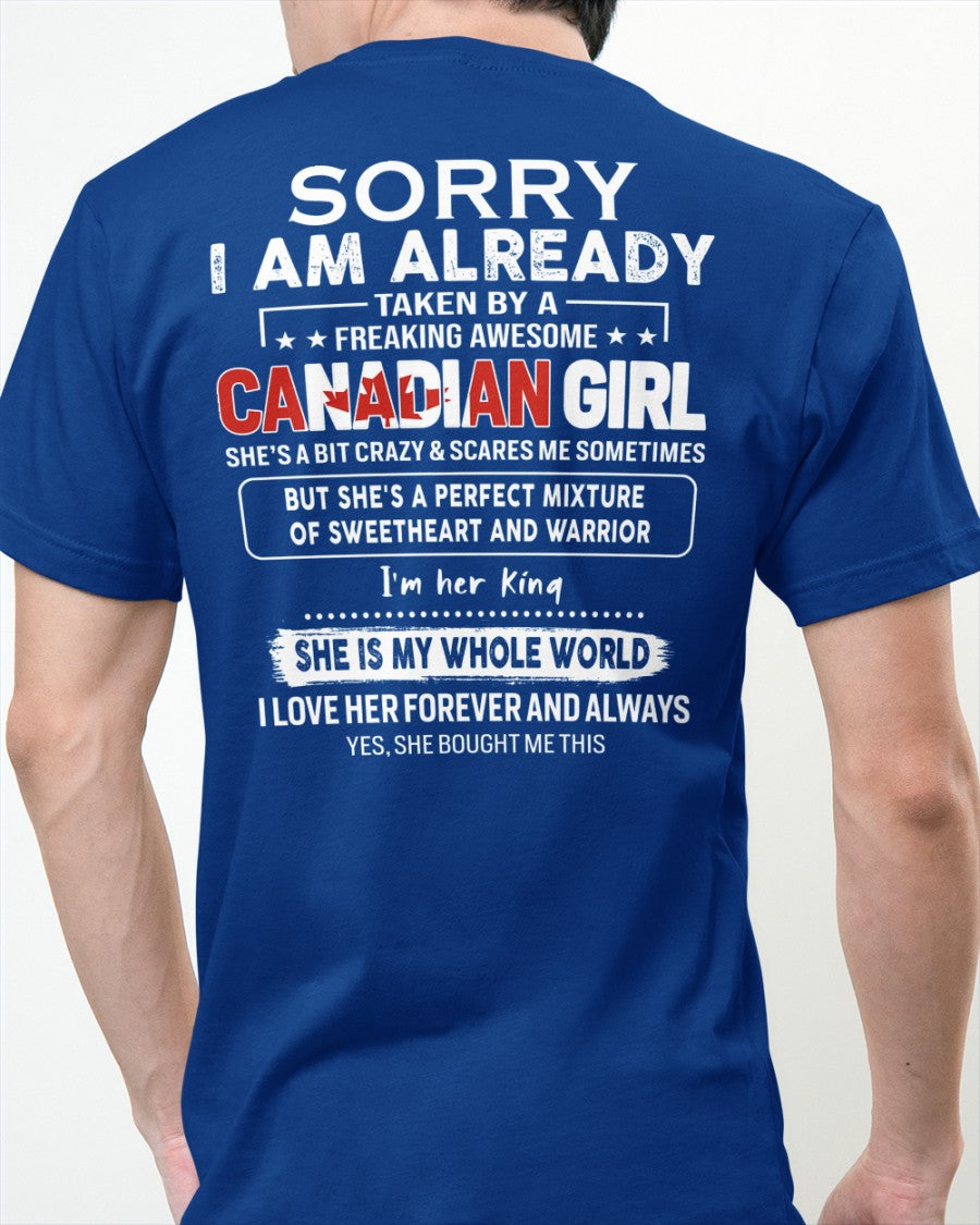 Awesome Canadian girl - Perfect gift for your boyfriend - (SKU05-97) - SUN CANADIAN